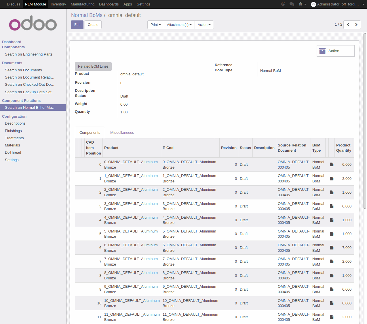 Odoo image and text block