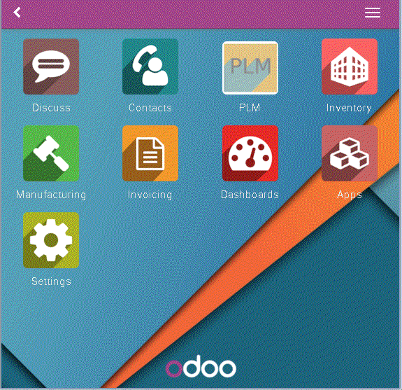 Odoo text and image block